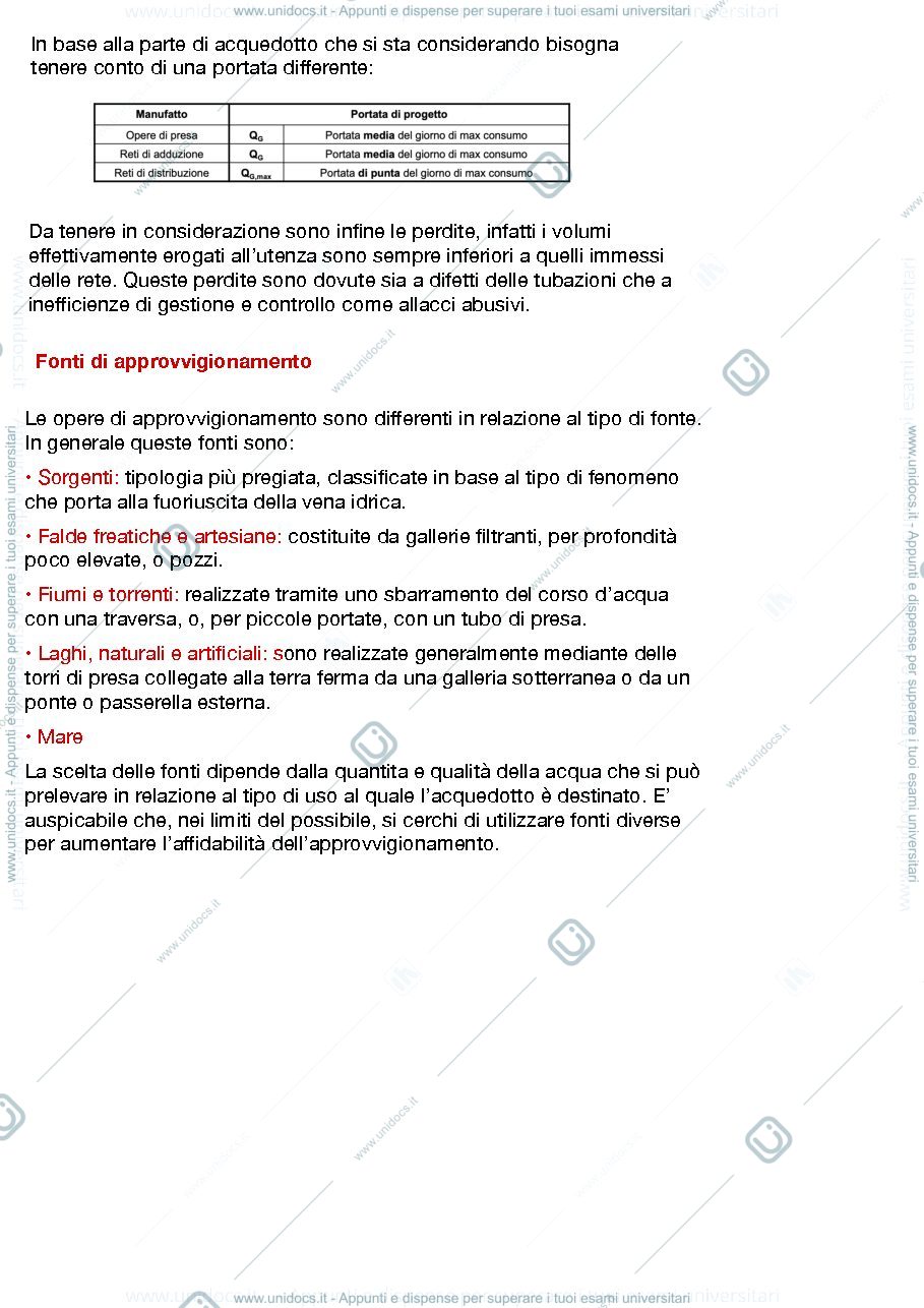 Anteprima pagina 3 — Appunti Teorici Corso Costruzioni Idrauliche