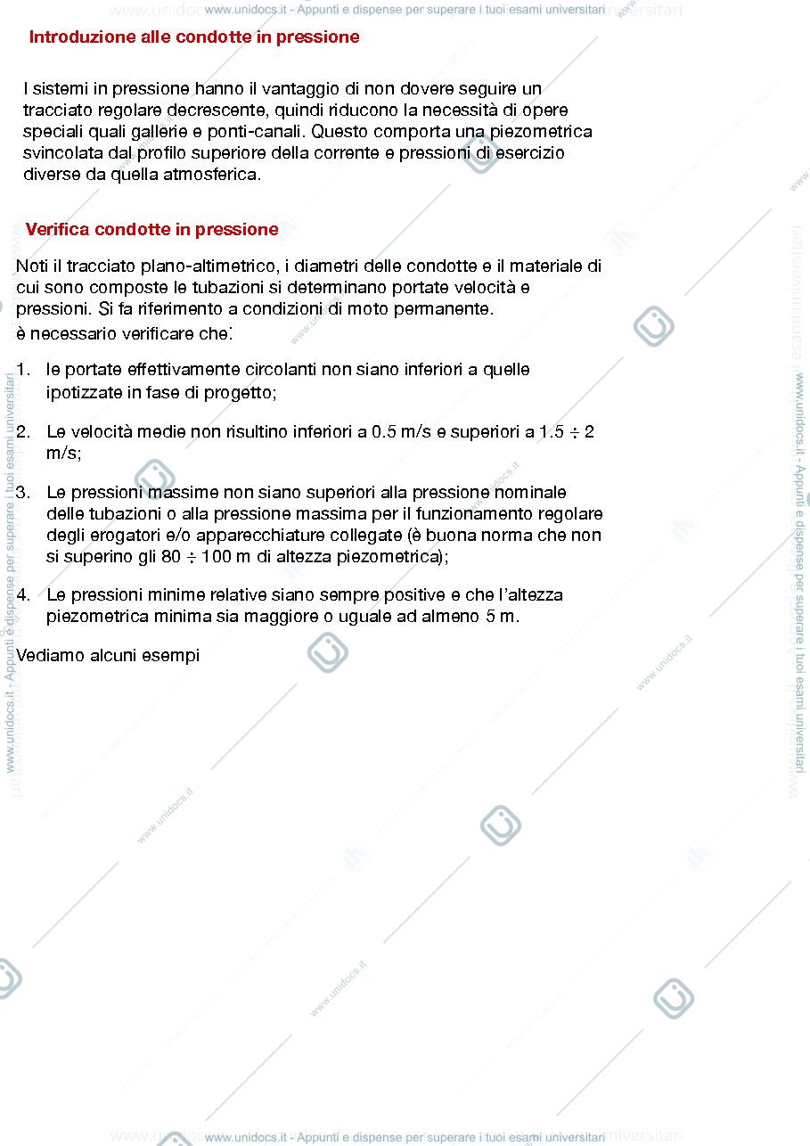 Anteprima pagina 4 — Appunti Teorici Corso Costruzioni Idrauliche