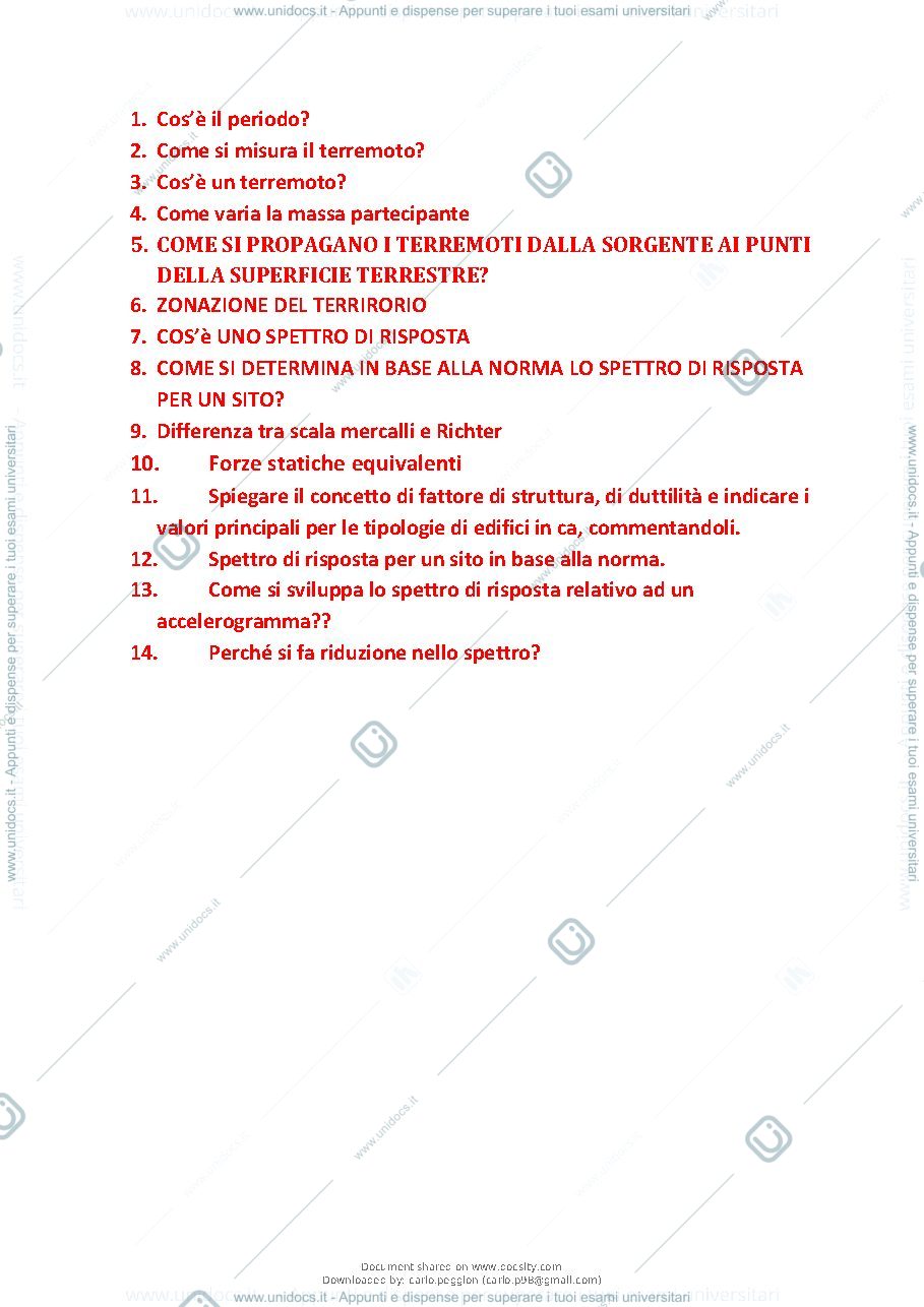 Anteprima pagina 2 — Domande Sismica