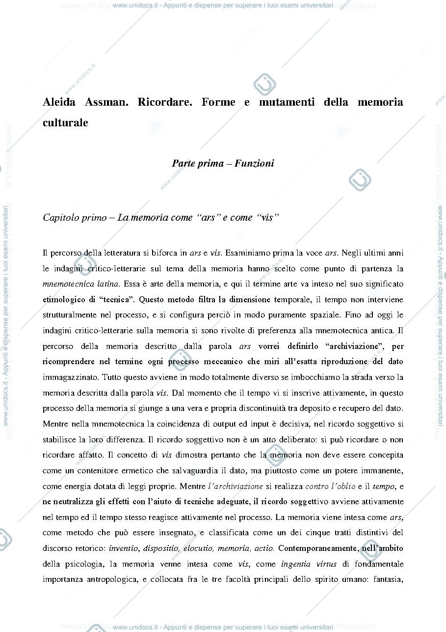 Anteprima pagina 2 — Riassunti Critica Comparatistica