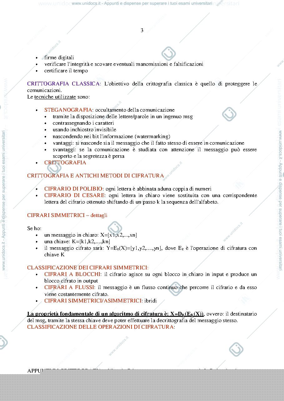 Anteprima pagina 3 — Crittografia