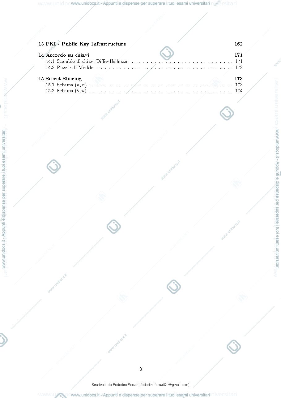 Anteprima pagina 5 — Appunti completi crittografia