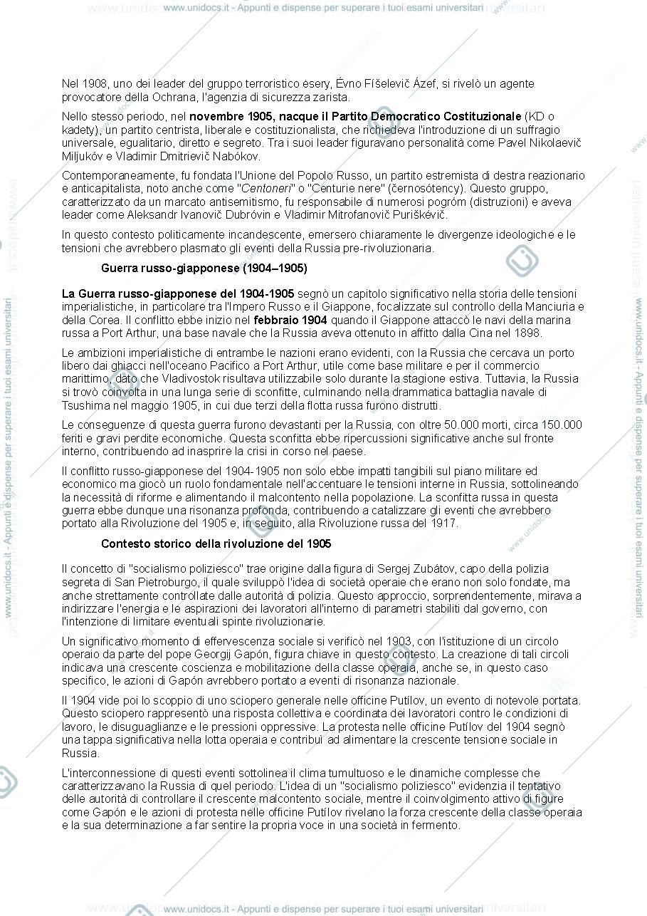 Anteprima pagina 2 — Appunti corso di Cultura Russa 2