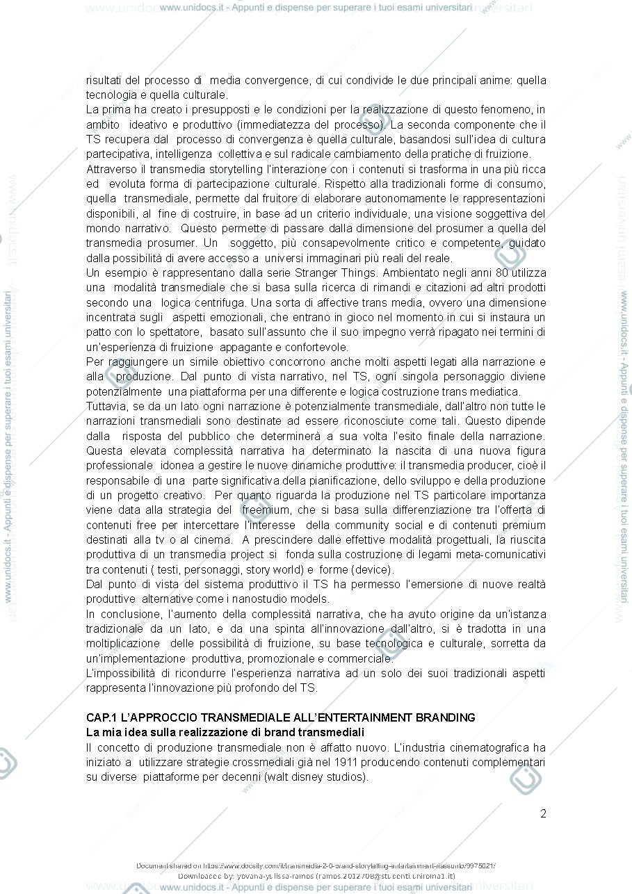 Anteprima pagina 3 — Transmedia Studies 