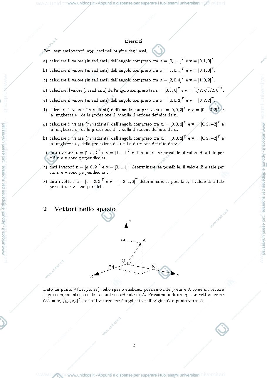 Anteprima pagina 2 — ESERCITAZIONE CURVE 