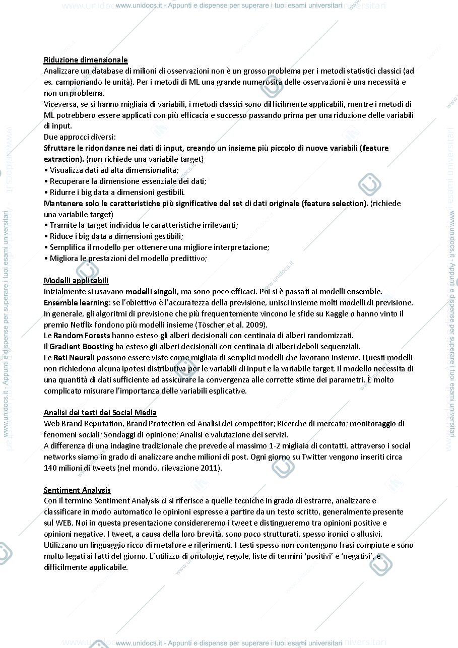 Anteprima pagina 3 — Data Mining e Classificazione
