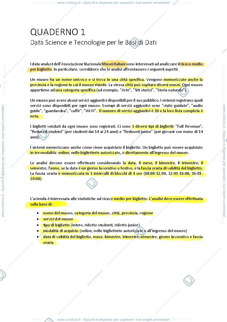 Anteprima pagina 1 — QUADERNO_1