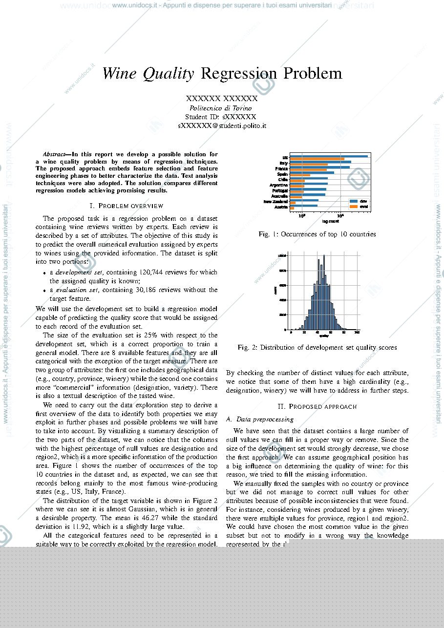 Anteprima pagina 1 — Report 