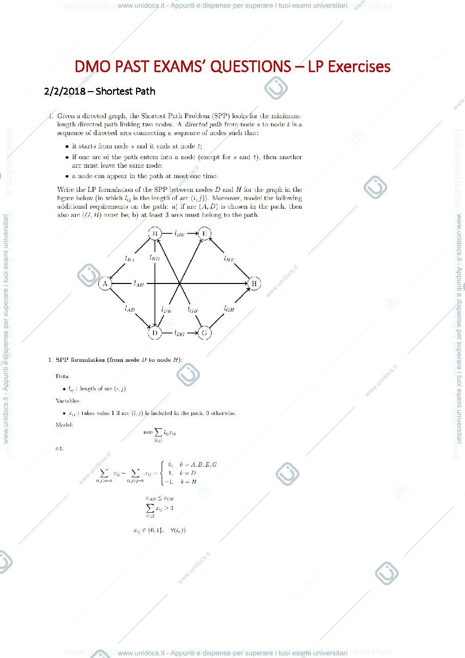 Anteprima pagina 1 — DMO PAST EXAMS