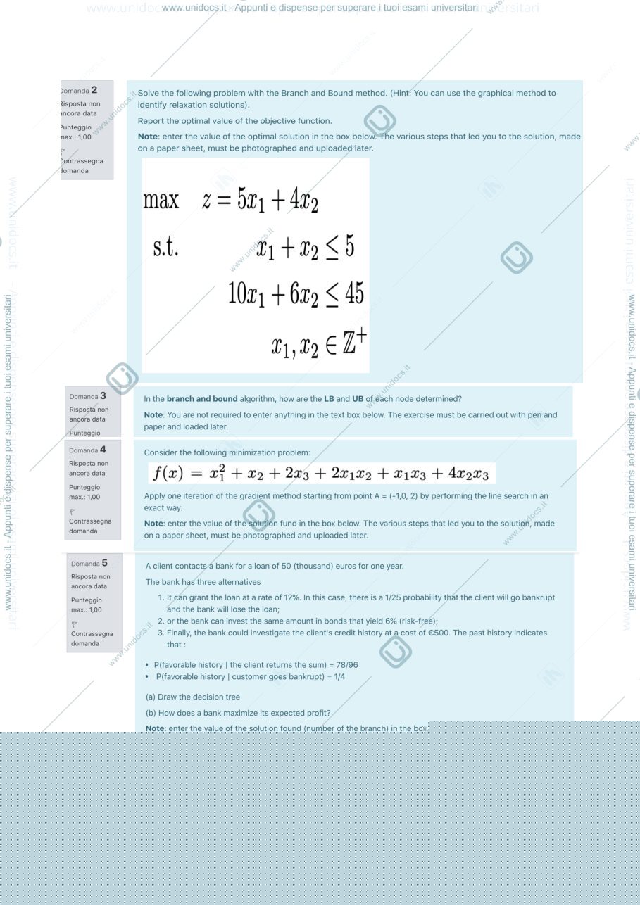 Anteprima pagina 1 — Decision models 