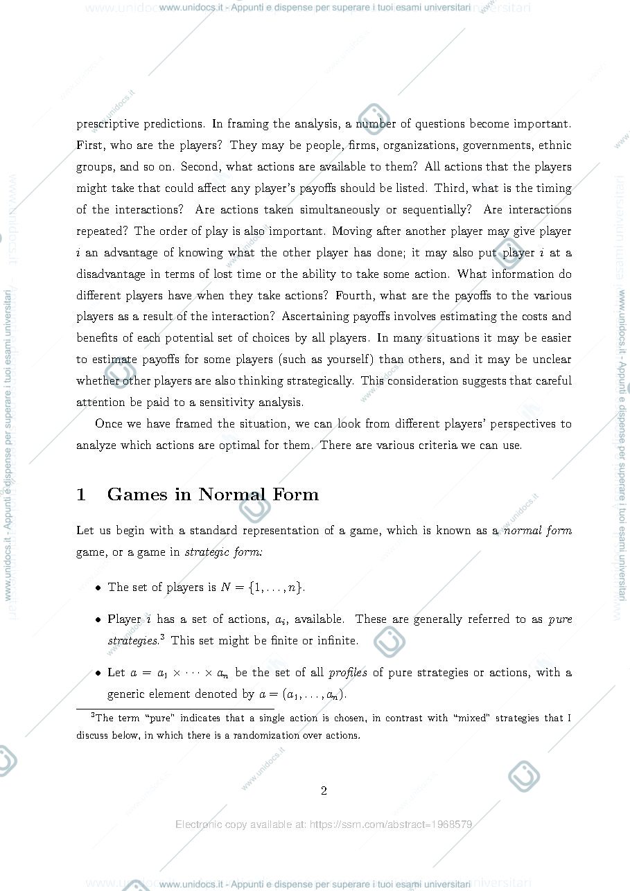 Anteprima pagina 2 — Summary of Content Decisions and Organisations
