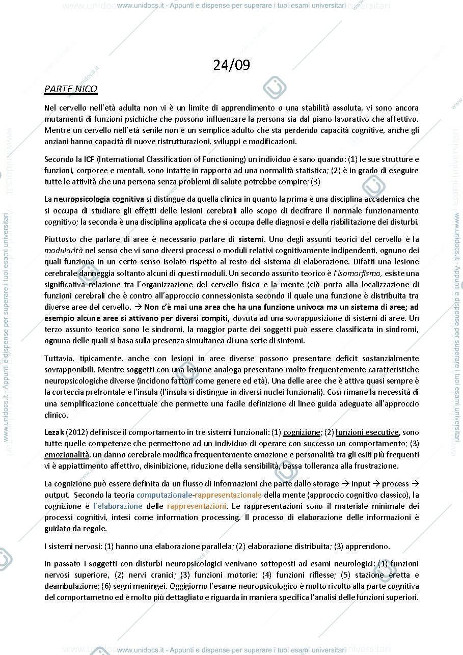 Anteprima pagina 1 — Laboratorio Deficit Cognitivi