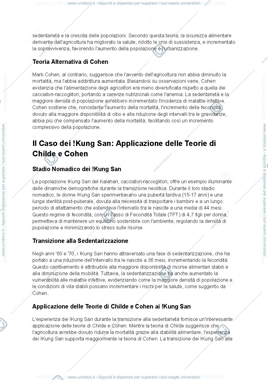 Anteprima pagina 4 — Riassunti Demografia Sociale
