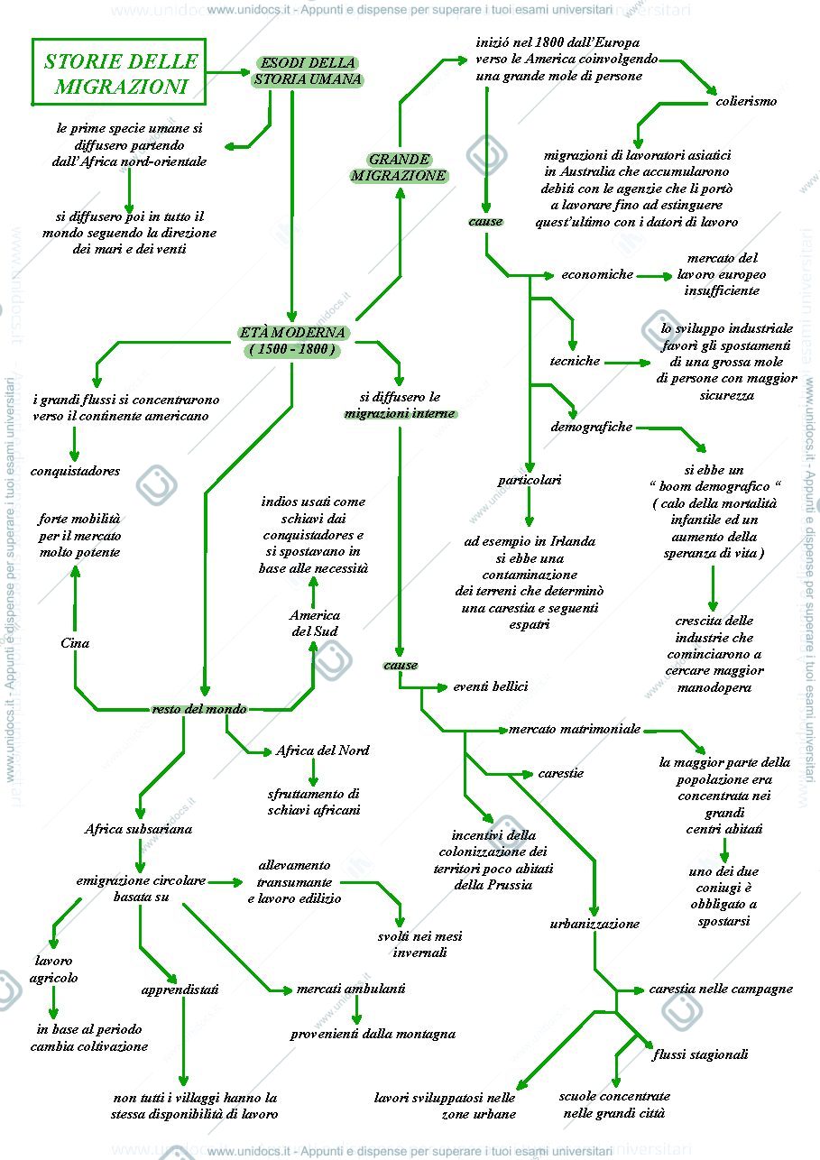 Anteprima pagina 2 — MAPPE PER IL RIPASSO DI DEMOGRAFIA SOCIALE ( MOBILITA' E MIGRAZIONI )
