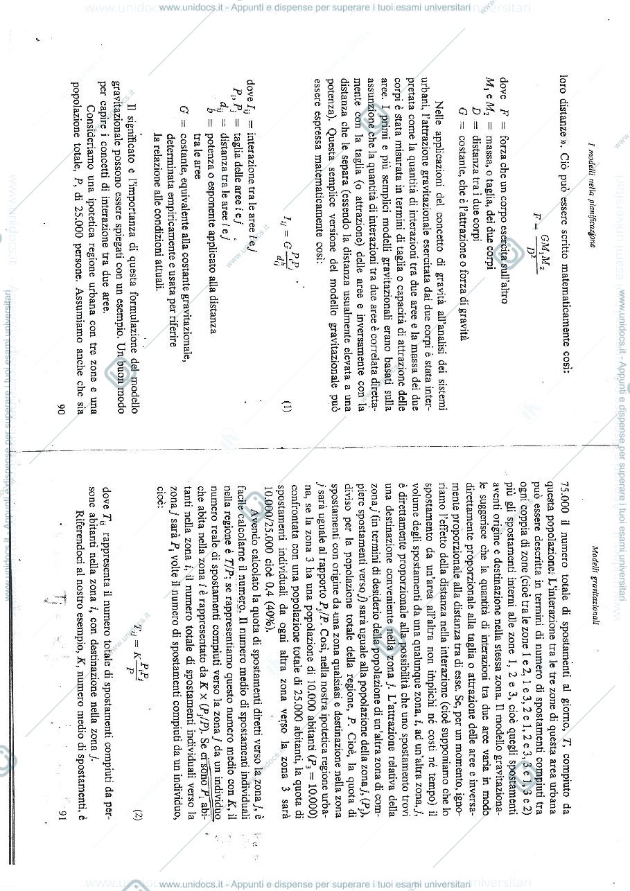 Anteprima pagina 2 — modelli gravitazionali