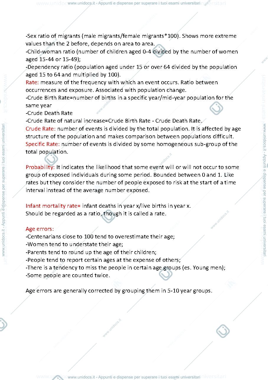 Anteprima pagina 3 — Demography summary