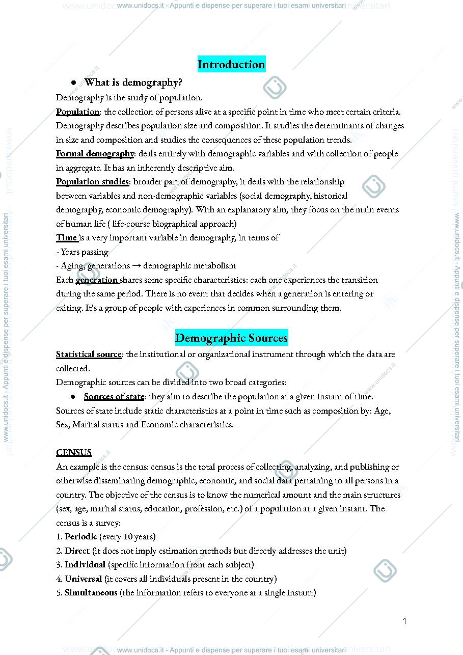Anteprima pagina 1 — Demography 