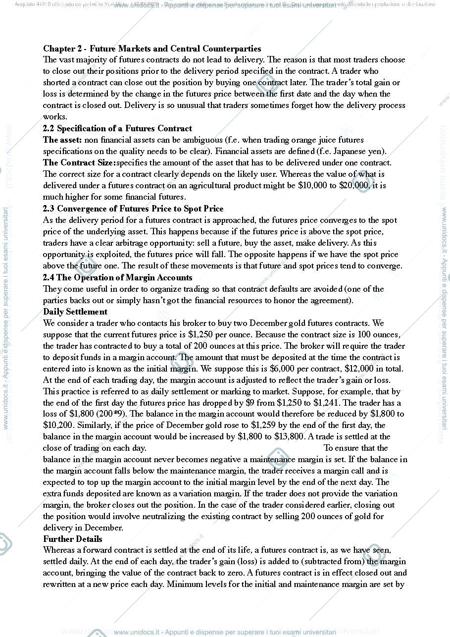 Anteprima pagina 5 — Dispensa Derivative Securities Pricing Petrella