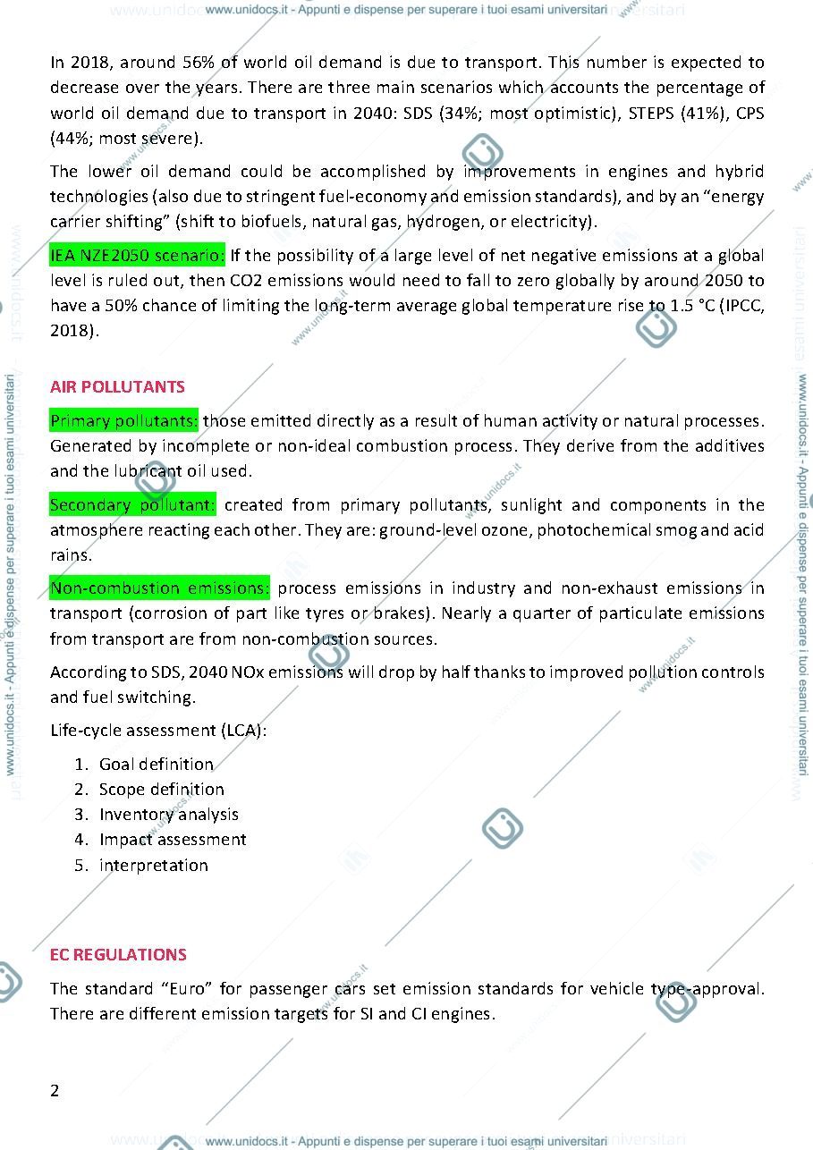 Anteprima pagina 2 — Riassunti Energy Management for Hybrid and Electric Vehicles