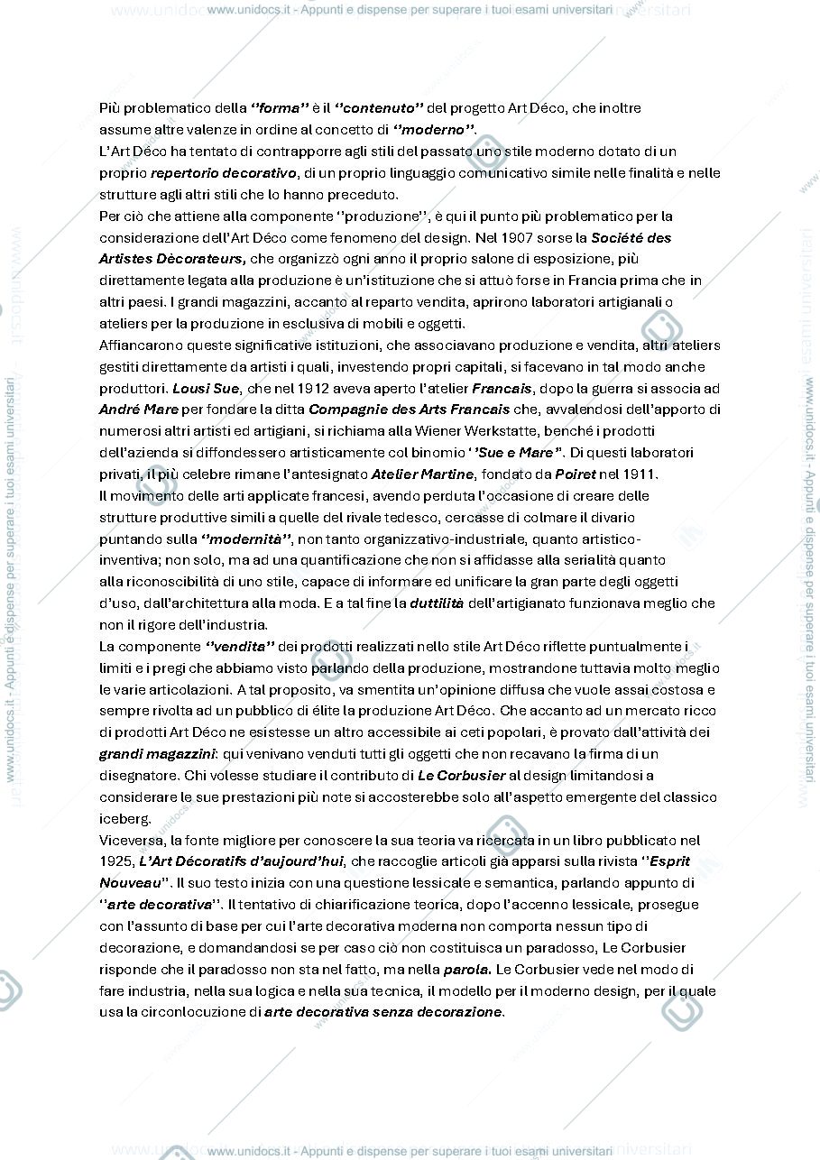 Anteprima pagina 2 — storia del design 5-9 capitolo 