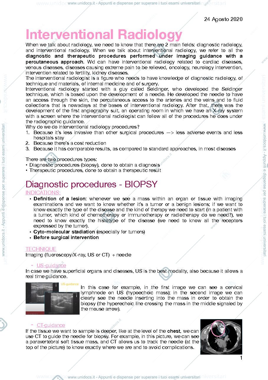Anteprima pagina 1 — interventional radiology