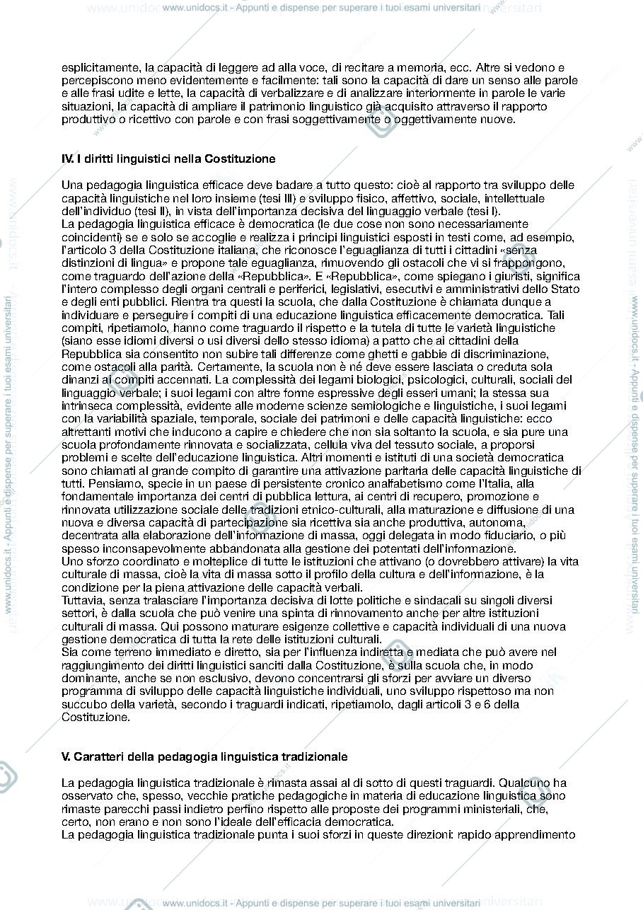 Anteprima pagina 2 — dieci tesi per l’educazione linguistica