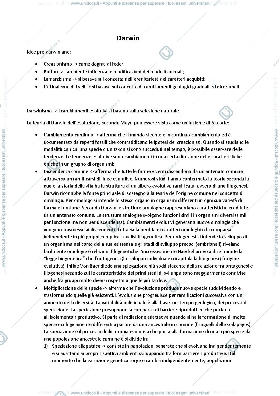 Anteprima pagina 1 — Darwin