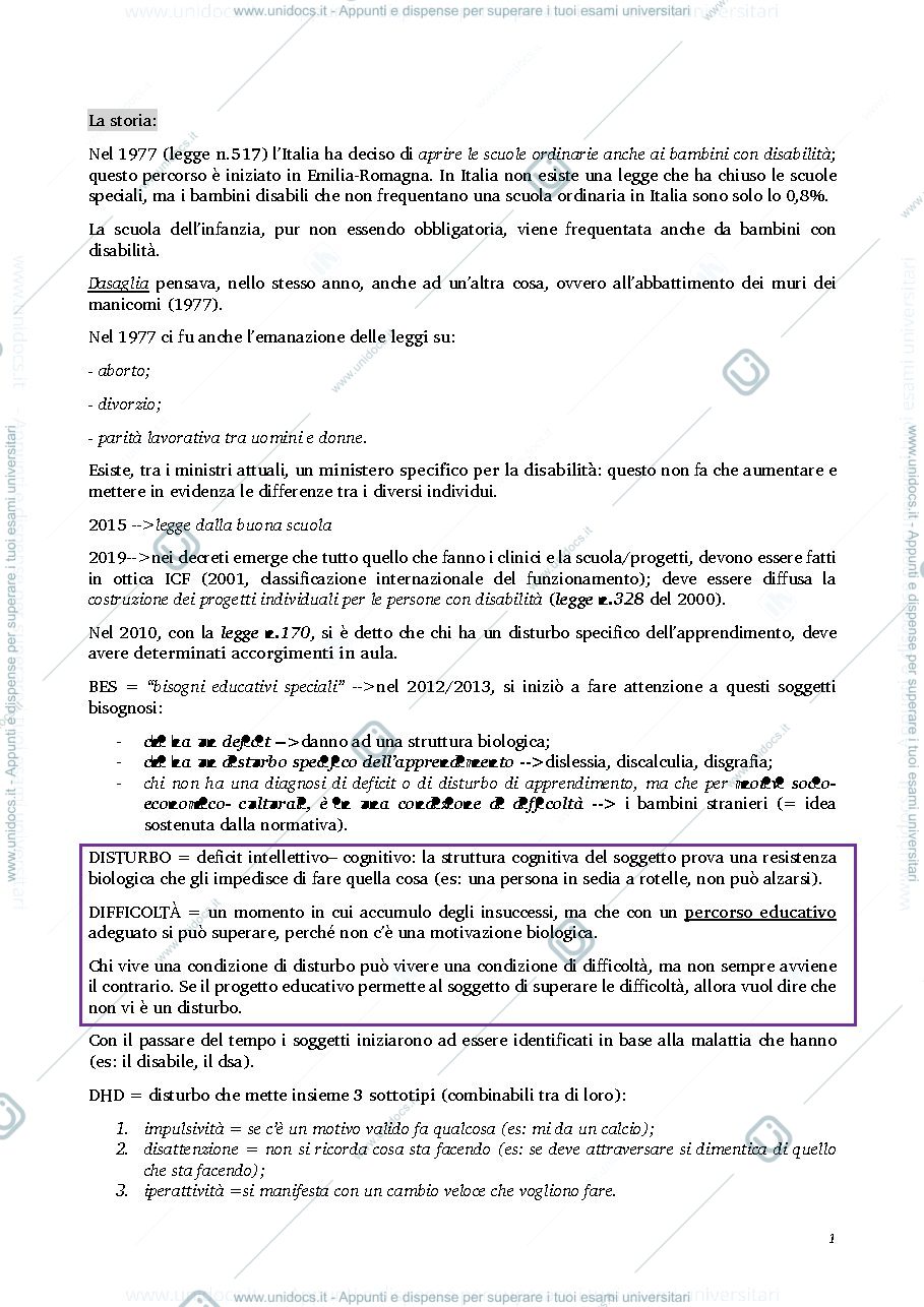 Anteprima pagina 2 — Pedagogia speciale