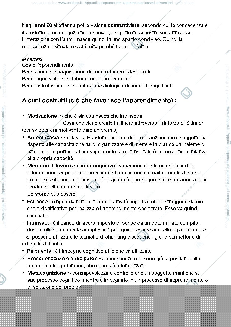 Anteprima pagina 2 — appunti prima lezione di didattica