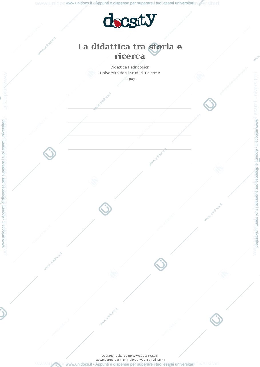 Anteprima pagina 1 — Domande di esame 