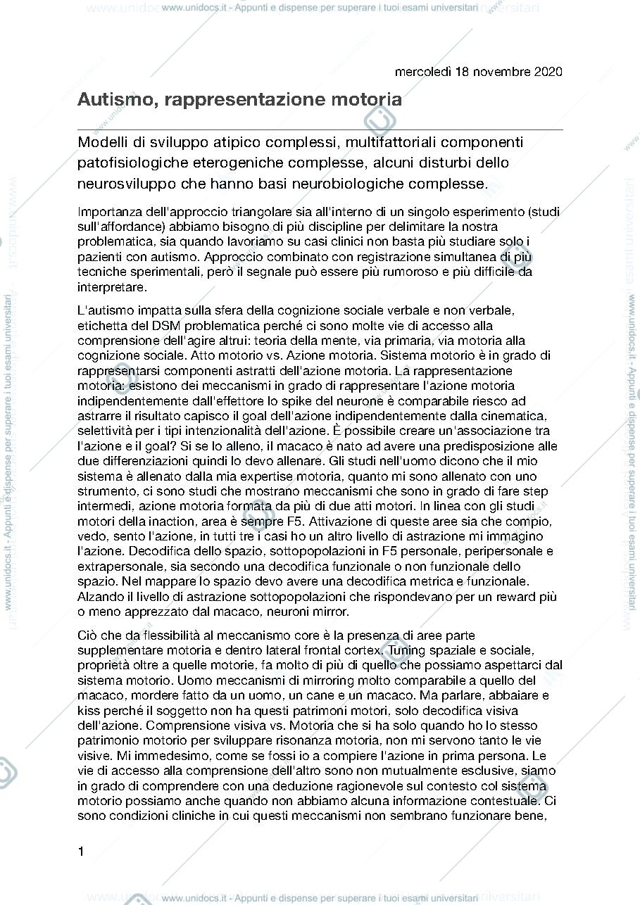 Anteprima pagina 1 — Lezione Casartelli 2