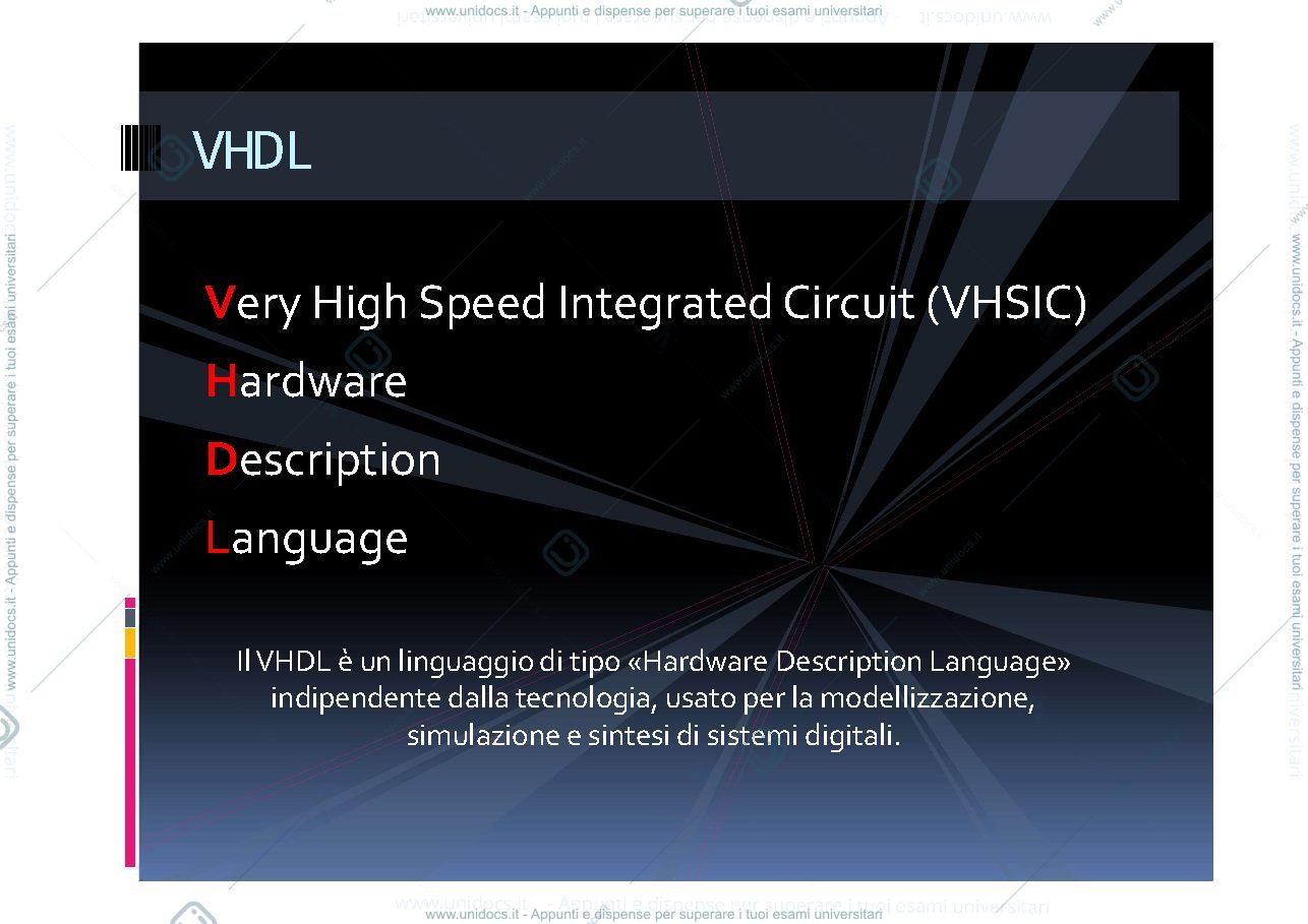 Anteprima pagina 2 — VHDL