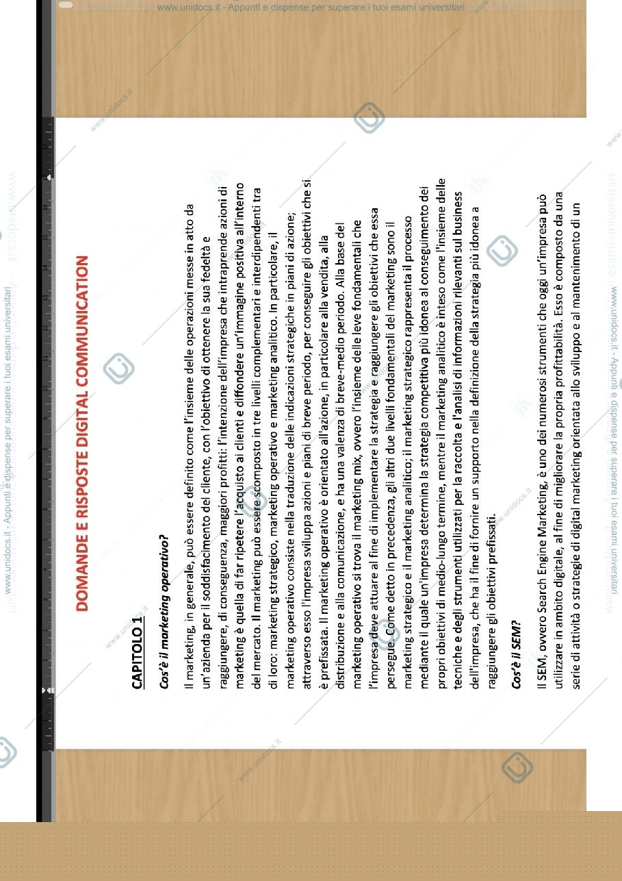 Anteprima pagina 1 — Domande e risposte possibili digital marketing