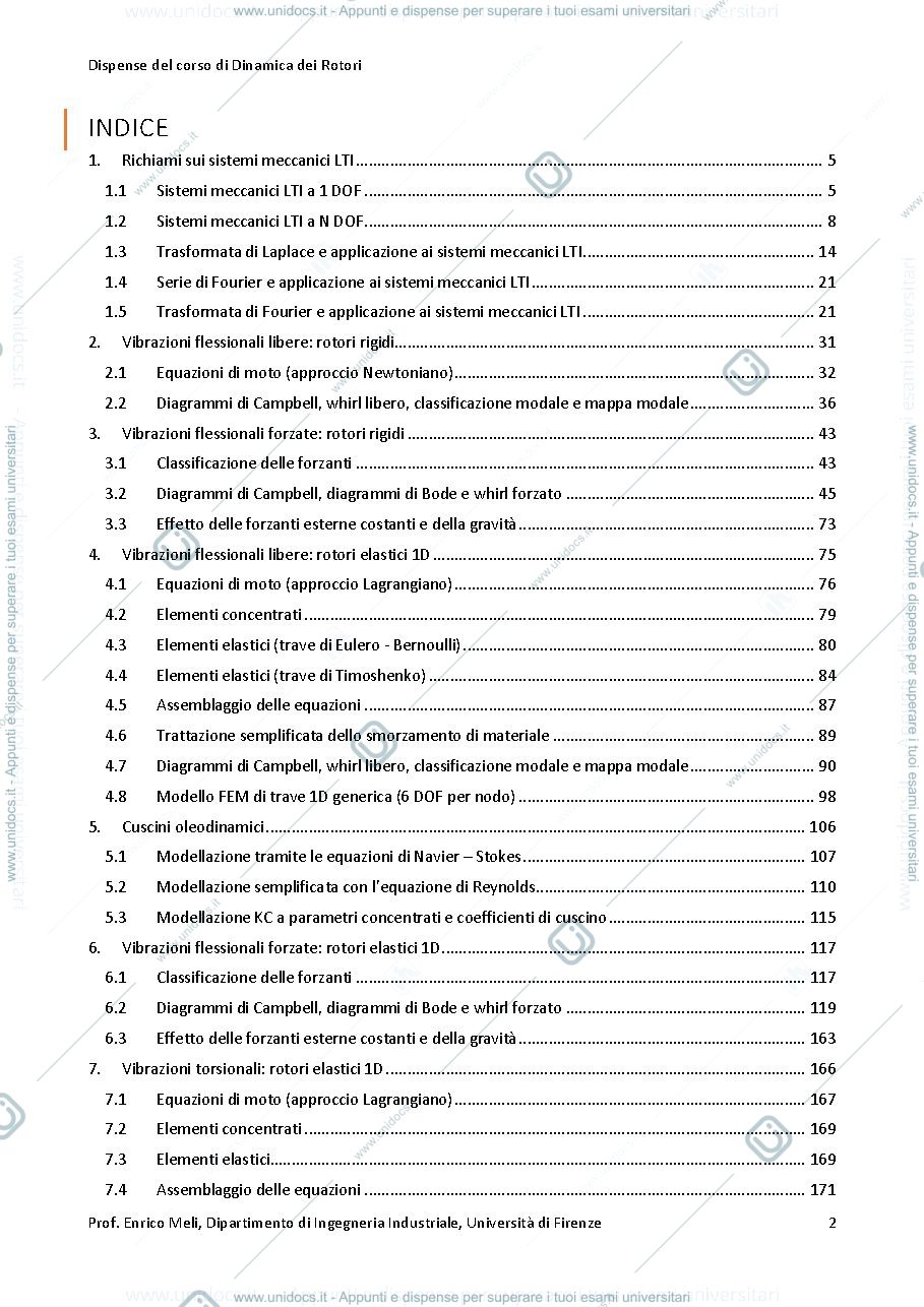 Anteprima pagina 2 — Dispense Dinamica dei Rotori 2024