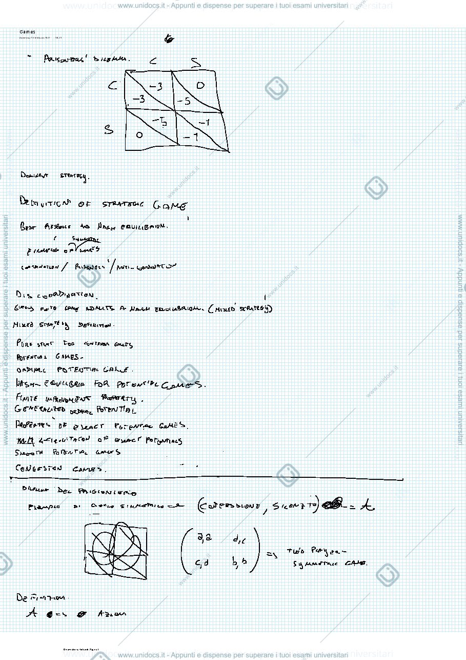 Anteprima pagina 1 — appunti dinamiche 