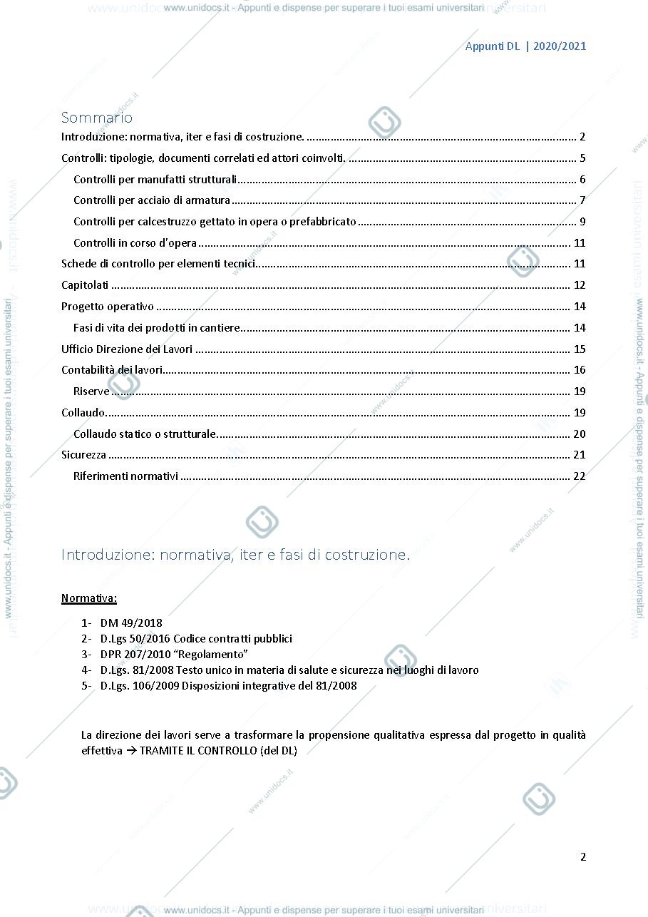 Anteprima pagina 2 — Appunti DL_20/21