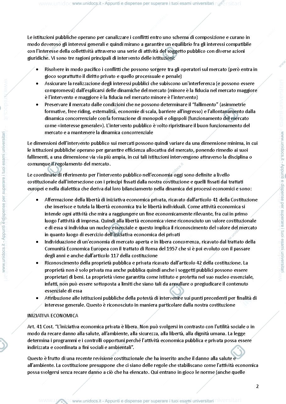 Anteprima pagina 2 — diritto della regolazione ripasso dei concetti utili per il corso