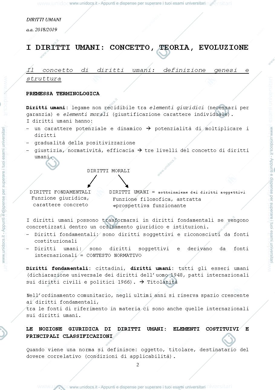 Anteprima pagina 2 — Diritti Umani 2018/19