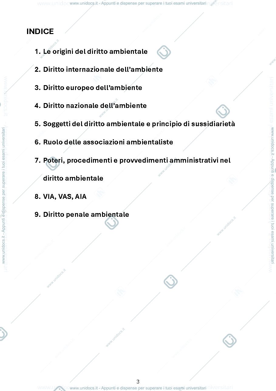 Anteprima pagina 3 — Diritto ambientale 