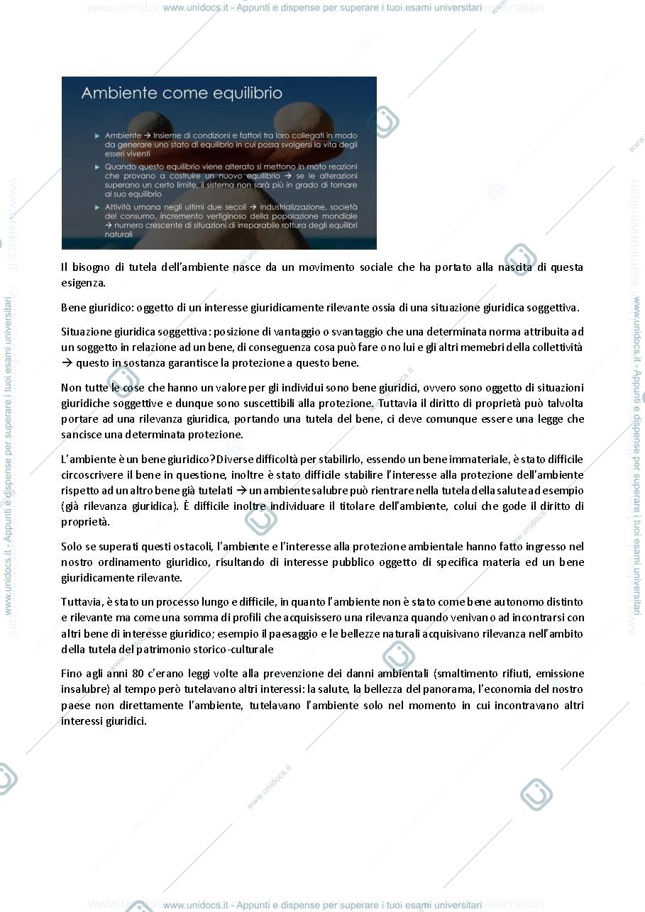 Anteprima pagina 2 — Riassunti diritto ambientale