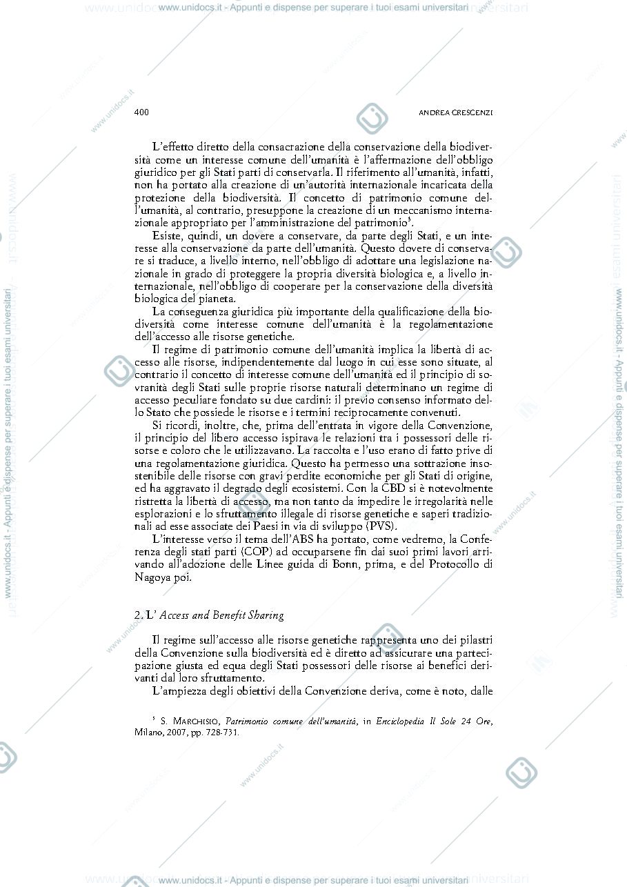 Anteprima pagina 2 — Access and Benefit Sharing 