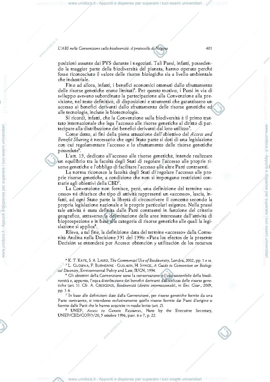 Anteprima pagina 3 — Access and Benefit Sharing 