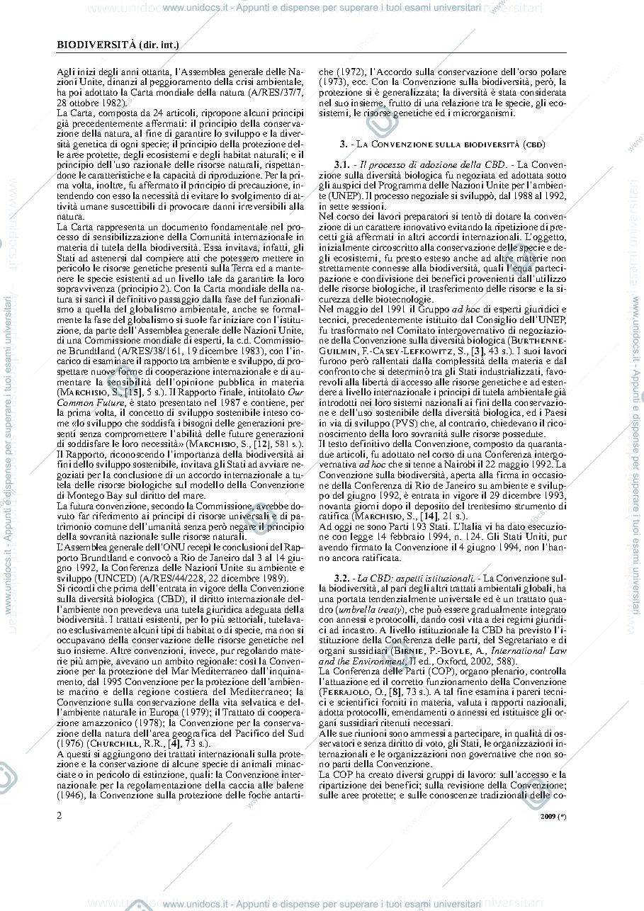 Anteprima pagina 2 — Convenzione sulla Biodiversità