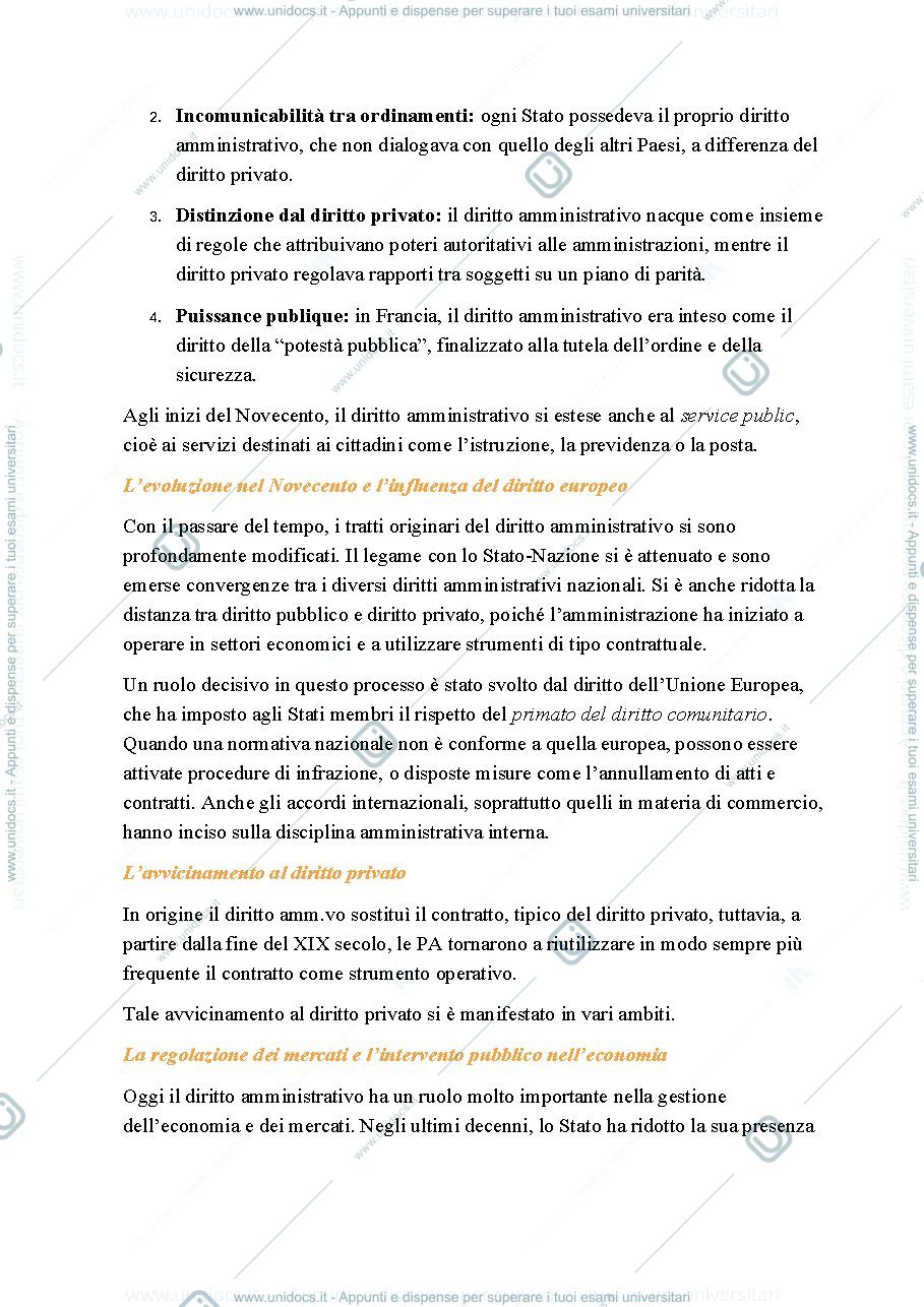 Anteprima pagina 2 — esame diritto amministrativo