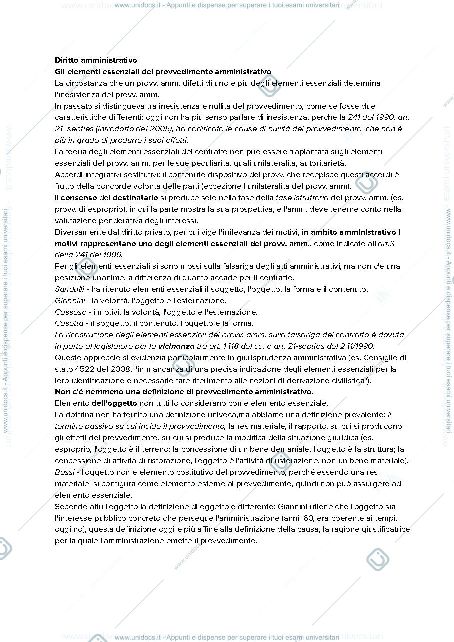Anteprima pagina 1 — Diritto Amministrativo