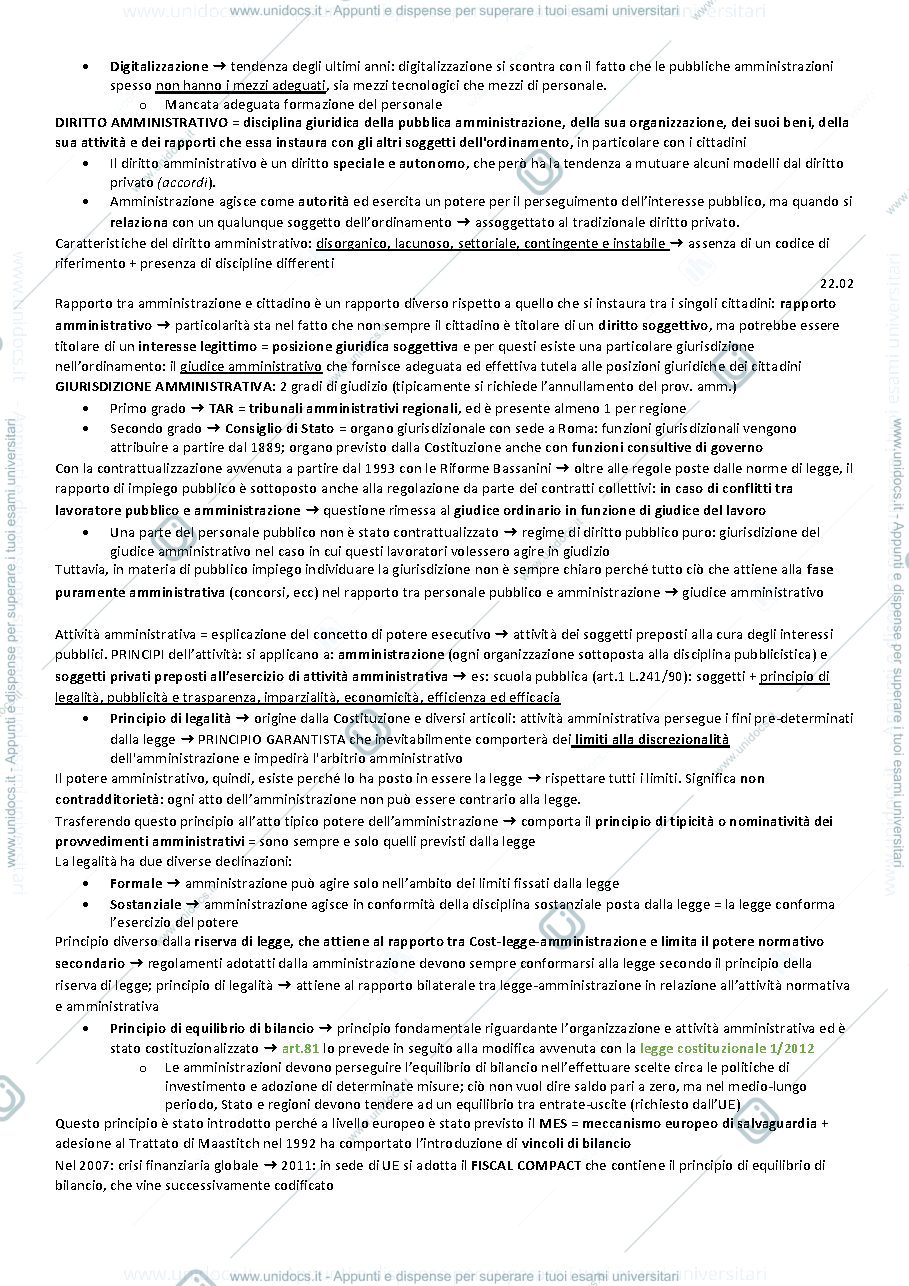 Anteprima pagina 2 — Diritto amministrativo del pubblico impiego