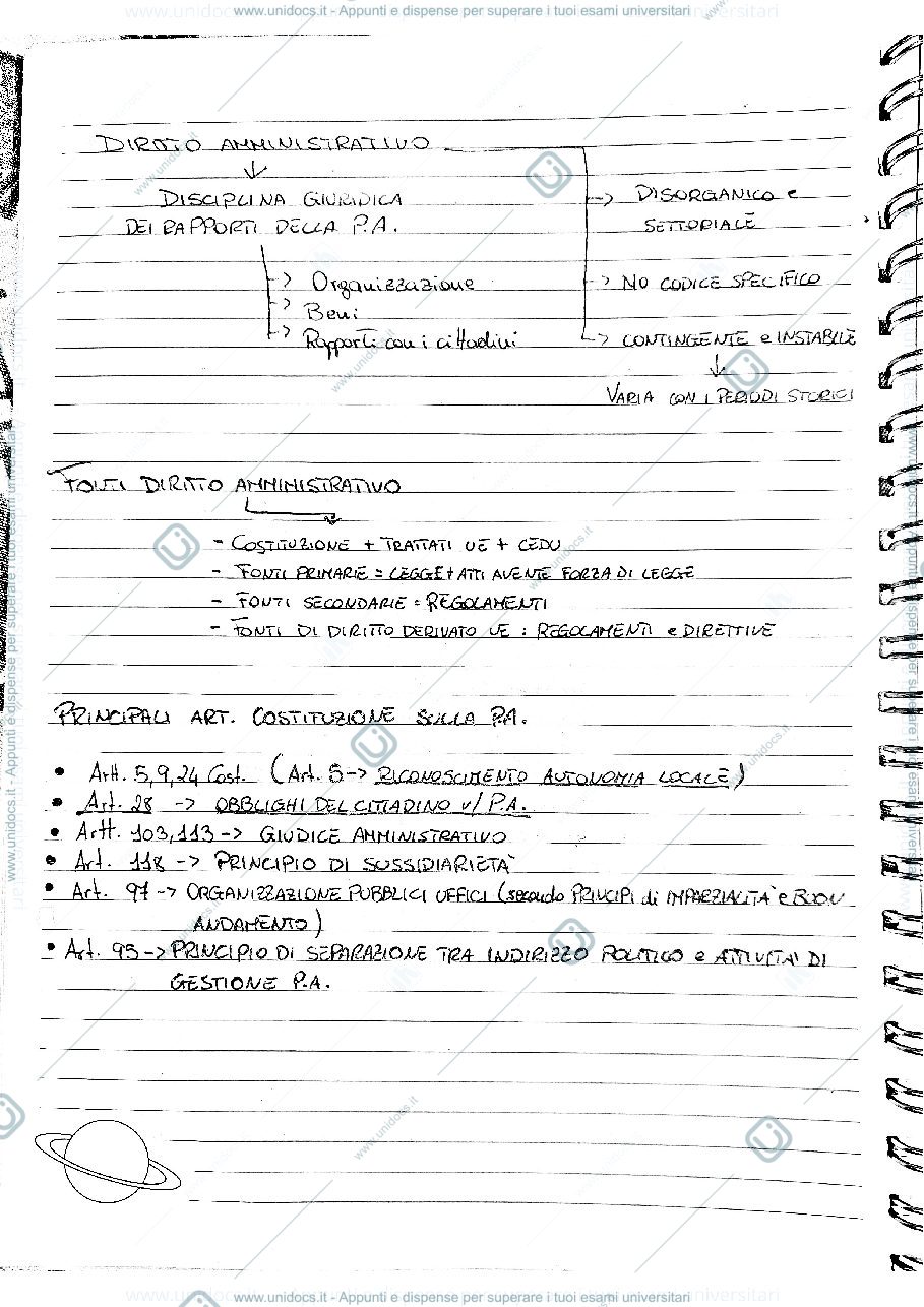 Anteprima pagina 2 — Appunti schematici Diritto amministrativo del pubblico impiego 