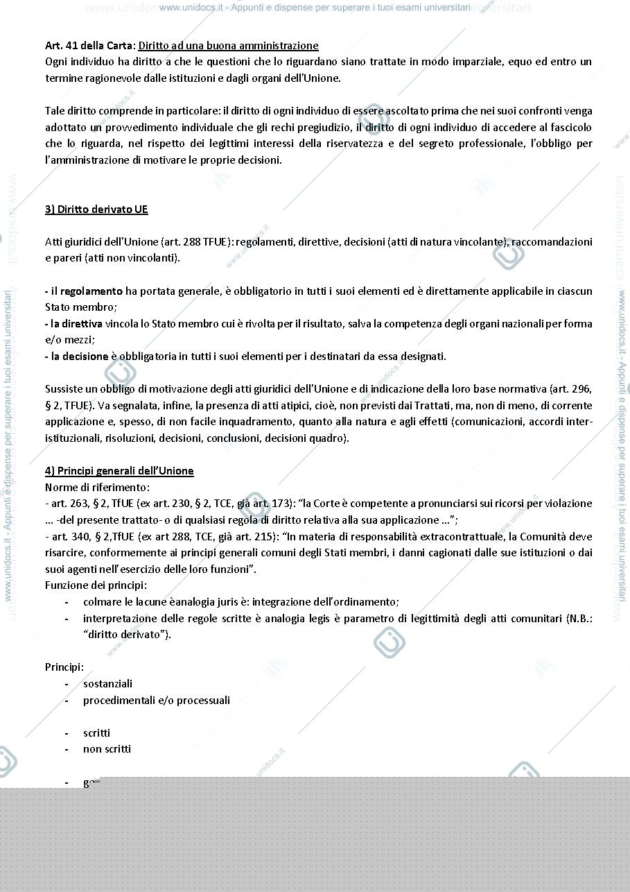 Anteprima pagina 3 — appunti del manuale di diritto amministrativo europeo