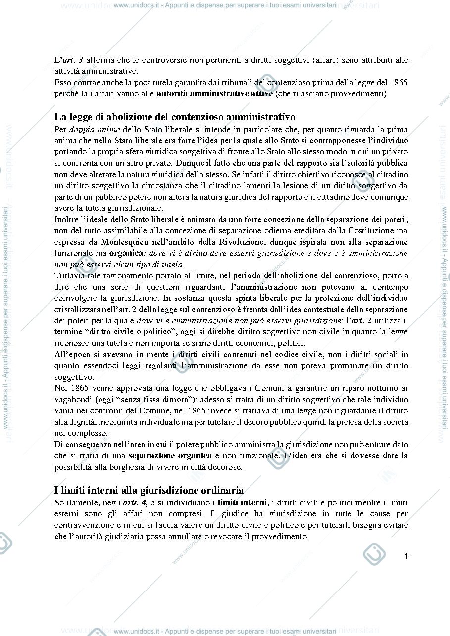 Anteprima pagina 4 — Diritto amministrativo I Ferrara