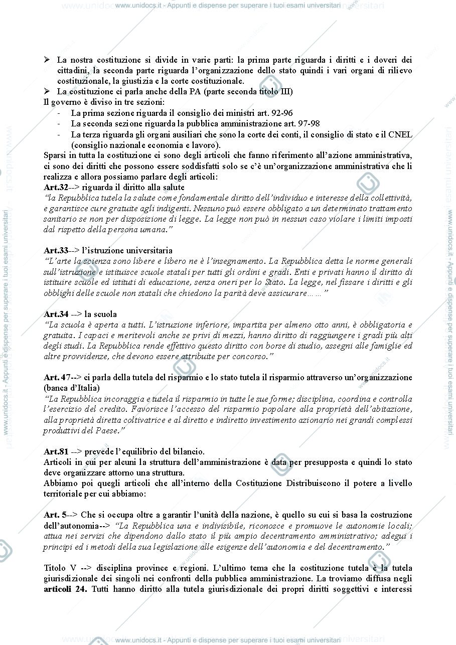 Anteprima pagina 2 — Appunti di diritto amministrativo